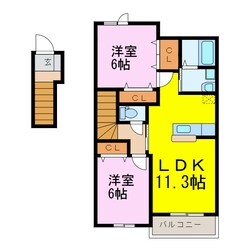 フェアリーの物件間取画像